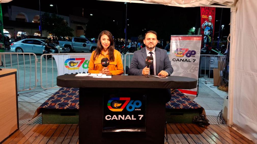 Cobertura especial de Canal 7 de Santiago del Estero en el MotoGP que se disputa en Termas