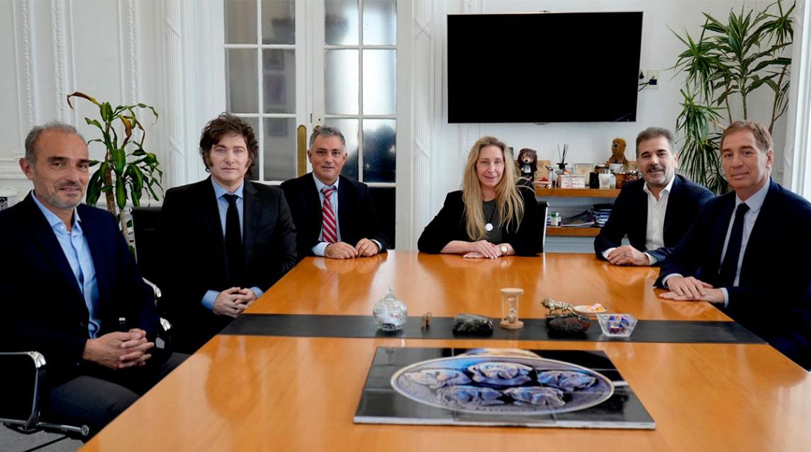 ¿Alianza en puerta?: Javier Milei se reunió con Diego Santilli y Cristian Ritondo