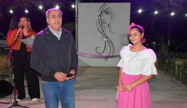 Inauguraron un monumento en honor a las mujeres en Colonia El Simbolar