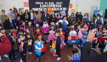 El intendente Nediani presidió el lanzamiento del “Programa de Educación Vial” en el Jardín Municipal N° 1