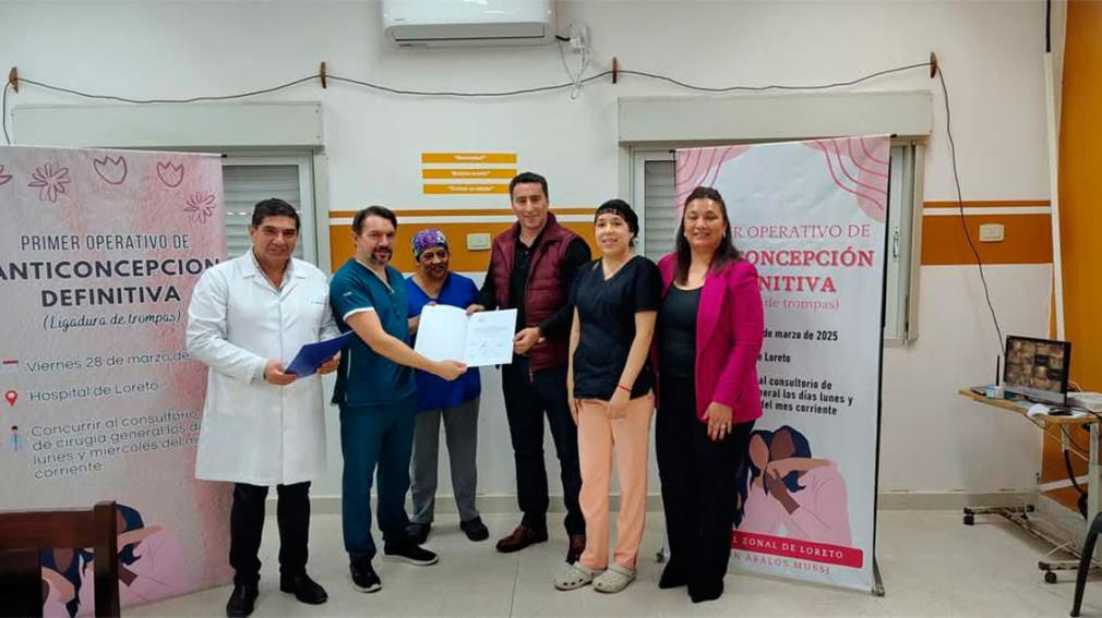 Loreto: el Hospital Zonal realizó su primer operativo de salud reproductiva y fue reconocido oficialmente
