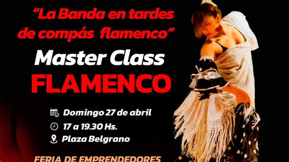 La Municipalidad de La Banda invita a una Master Class gratuita de Flamenco