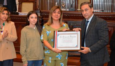 La Legislatura provincial realizó un emotivo homenaje y reconocimiento post mortem al Dr. César Monti