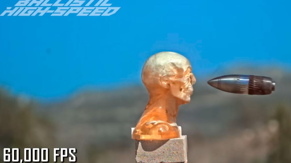 Tanque de guerra contra cuerpo humano: asombroso video en súper cámara lenta