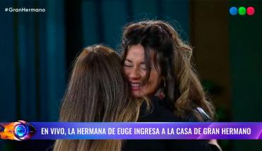 Emoción en la casa: Eugenia, la santiagueña de Gran Hermano 2025, se reencontró con su hermana María