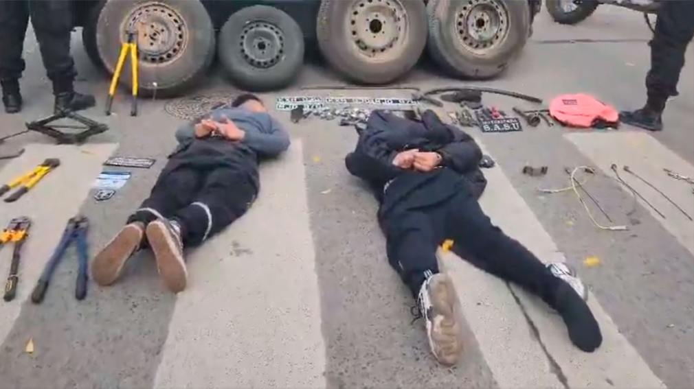 Persecución: ladrones de autopartes fueron detenidos tras huir por la vereda