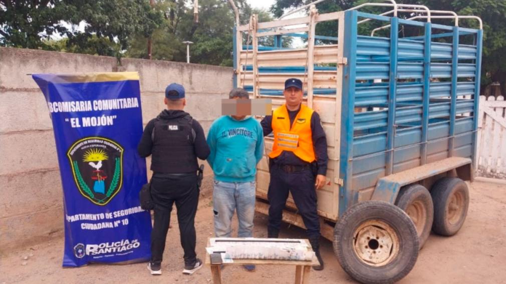 Departamento Copo: recuperaron un trailer robado a la comunidad menonita