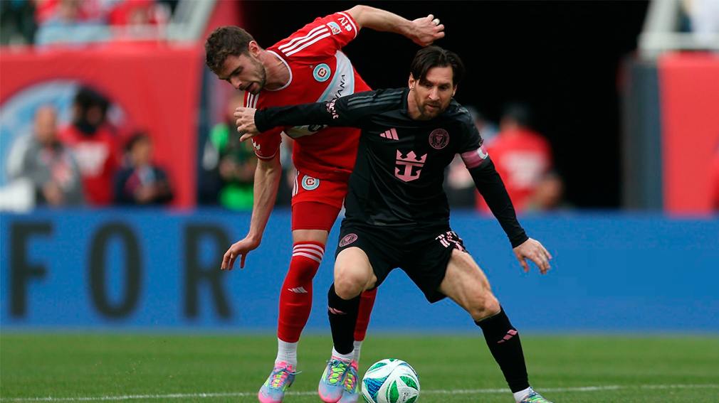 El Inter Miami de Messi empató con Chicago Fire y no pudo treparse a la cima de la MLS