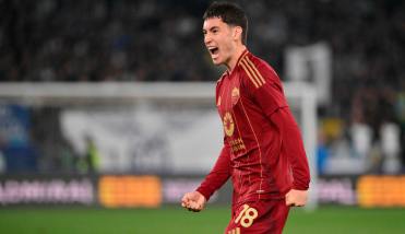 Golazo de Matías Soulé en el empate de Roma en el clásico ante Lazio