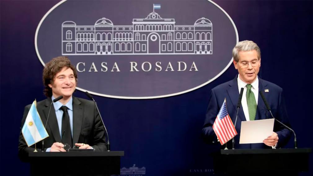 Milei, tras la reunión con el secretario del Tesoro de EEUU: “Estamos listos para firmar un acuerdo comercial”
