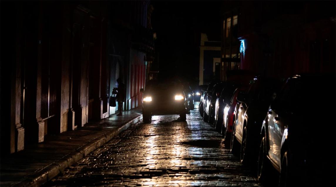 Apagón masivo en Puerto Rico dejó sin luz a un millón de usuarios
