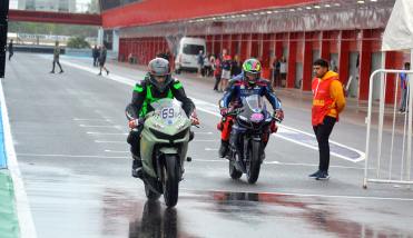 La lluvia fue la gran protagonista en el segundo día de pruebas libres de motos en Termas