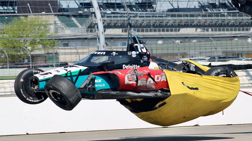 A 375 km/h: el escalofriante accidente que protagonizó un ex piloto de Fórmula 1 en la Indy500