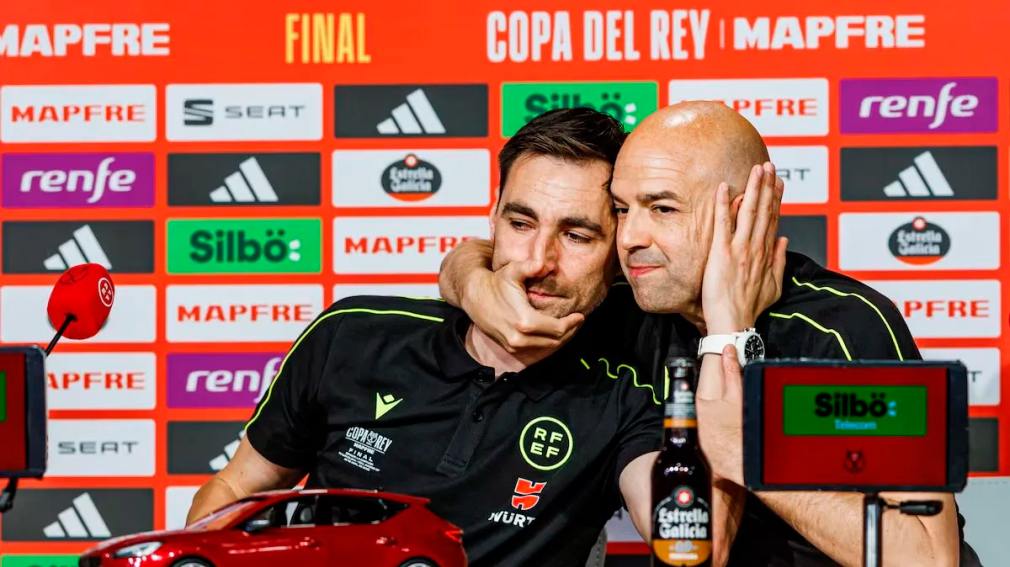 Escándalo en la previa de la final de la Copa del Rey: el árbitro rompió en llanto y el Real Madrid emitió un duro comunicado