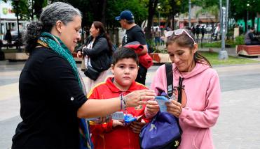 Conmemoran el Día Internacional de lucha contra el Maltrato Infantil en la Plaza Libertad
