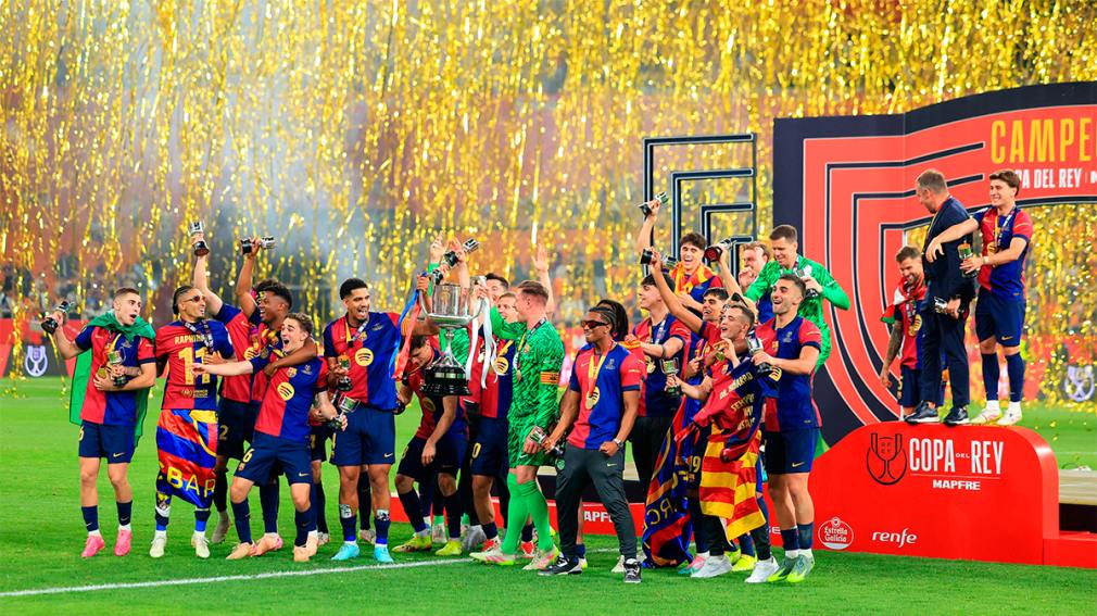  Barcelona festejó ante el Real Madrid en una final infartante y se consagró campeón de la Copa del Rey