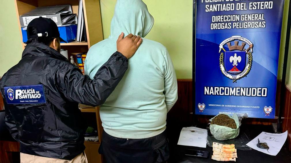 Monte Quemado: secuestran marihuana y detienen a un joven durante operativo de prevención
