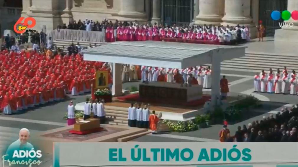Canal 7 de Santiago del Estero transmitió el funeral del papa Francisco