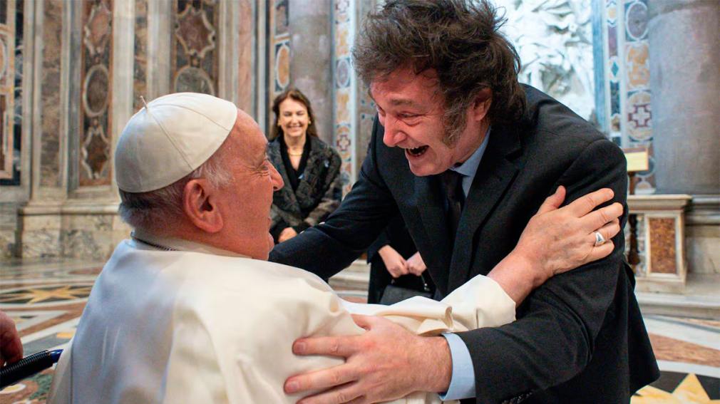 “Me dijo que de jóvenes todos hacemos boludeces”: así recordó Milei el momento en que le pidió perdón al papa