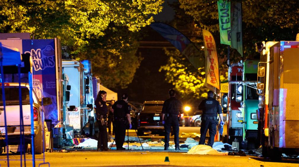 Un conductor atropelló a una multitud en un festival de Canadá