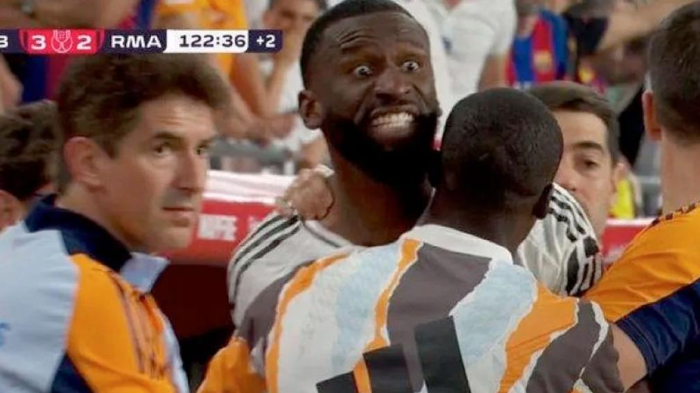 Escándalo en la final de la Copa del Rey: Rüdiger, Bellingham y Vásquez, expulsados tras la consagración del Barcelona