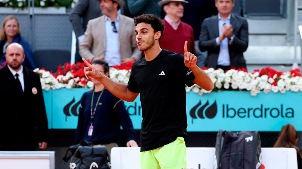  Francisco Cerúndolo dio el golpe en el Masters de Madrid y eliminó a Zverev, número 2 del mundo