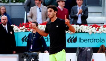  Francisco Cerúndolo dio el golpe en el Masters de Madrid y eliminó a Zverev, número 2 del mundo