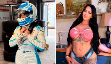 Dejó el automovilismo para ganar millones en OnlyFans y ahora debutó como boxeadora