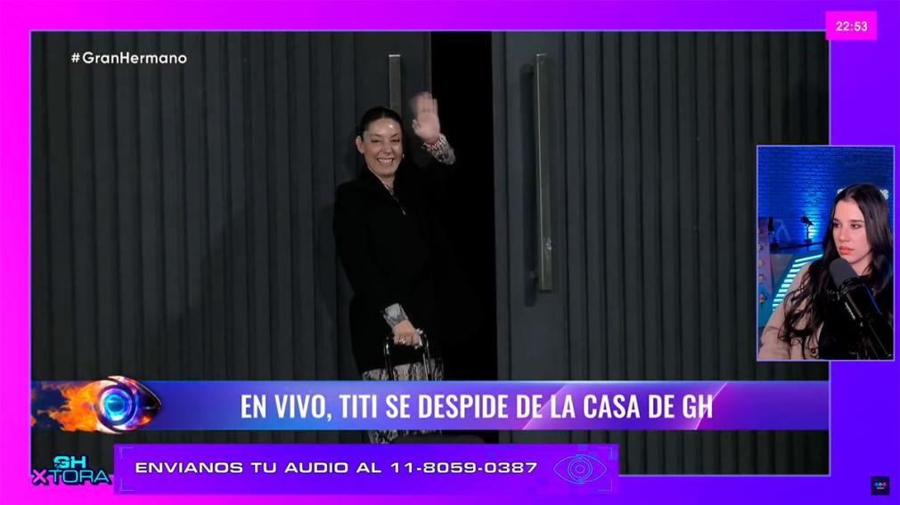Titi, la hermana de Eugenia, abandonó la casa de Gran Hermano