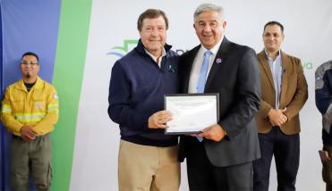 Río Negro reconoció a Santiago del Estero por su apoyo en la lucha contra incendios forestales