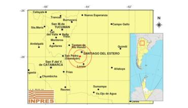 Un sismo de 2.7 grados se sintió en Santiago del Estero esta madrugada