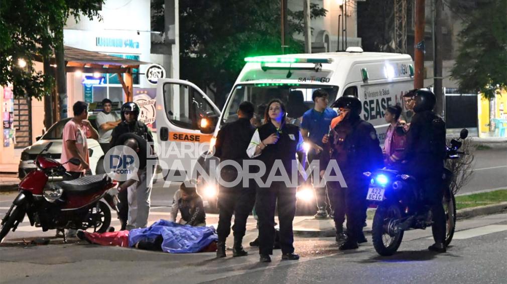 Un muerto en un violento choque de vehículos en plena avenida Belgrano