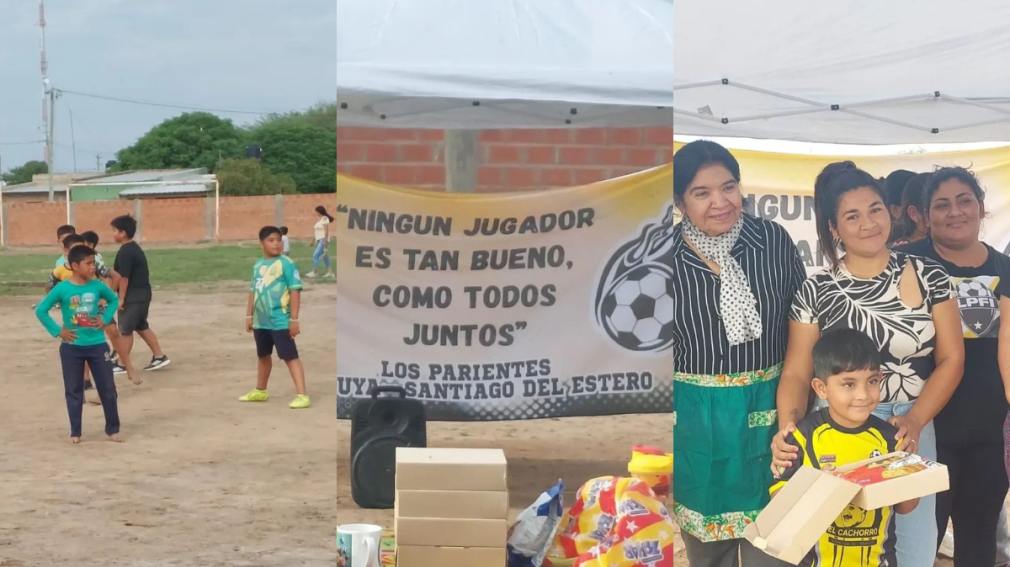La escuelita de fútbol 'Los Parientes' fomenta la comunidad y el deporte en Añatuya