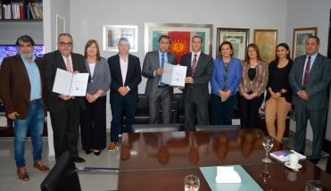 Silva Neder recibió el informe anual de gestión del Tribunal de Cuentas
