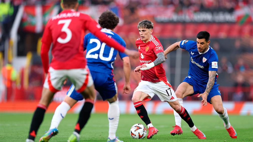 El United de Garnacho liquidó la serie ante Athletic Club y jugará la final de la Europa League