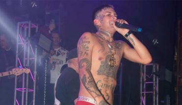 Wanda Nara y L-Gante reaparecieron juntos en el último show del cantante antes de su retiro médico