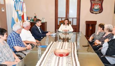 La intendente Fuentes recibió en el salón de acuerdos a la asociación civil Templanza