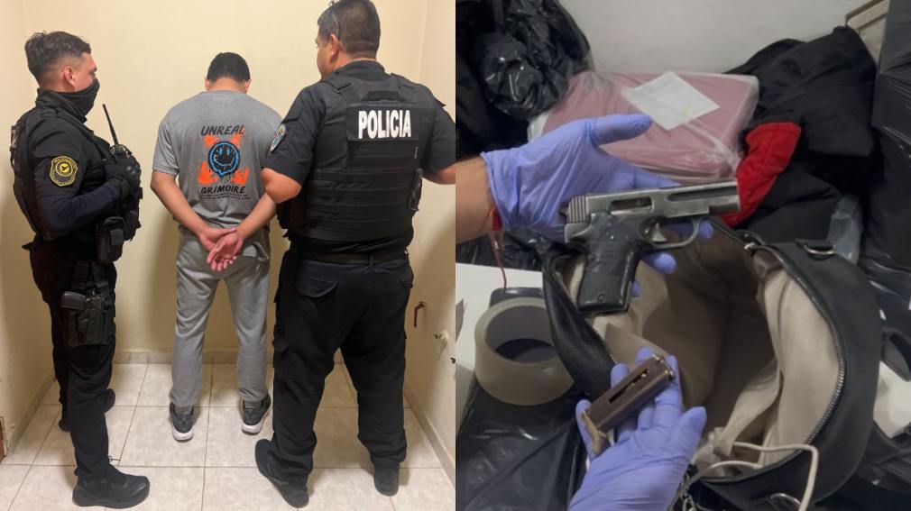 Allanamiento en Bº Centro: detuvieron a un joven acusado de amenazar a su ex con un arma