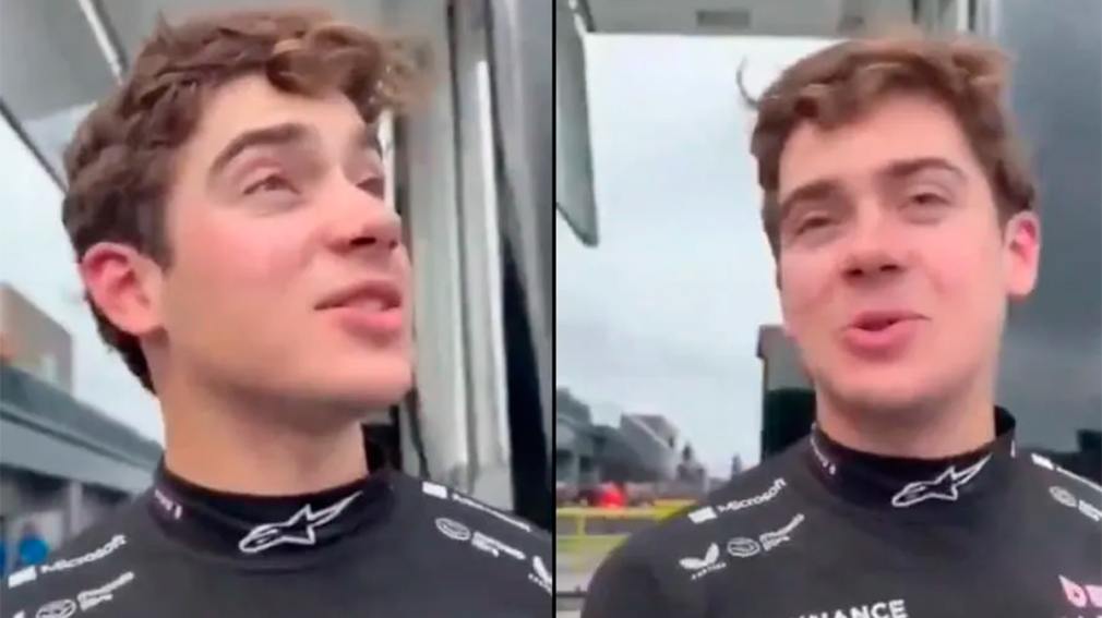 El curioso blooper de Colapinto antes de su debut con Alpine en la Fórmula 1