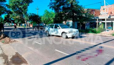 Grave accidente en La Banda: un automóvil atropelló a una mujer en plena Av. Belgrano