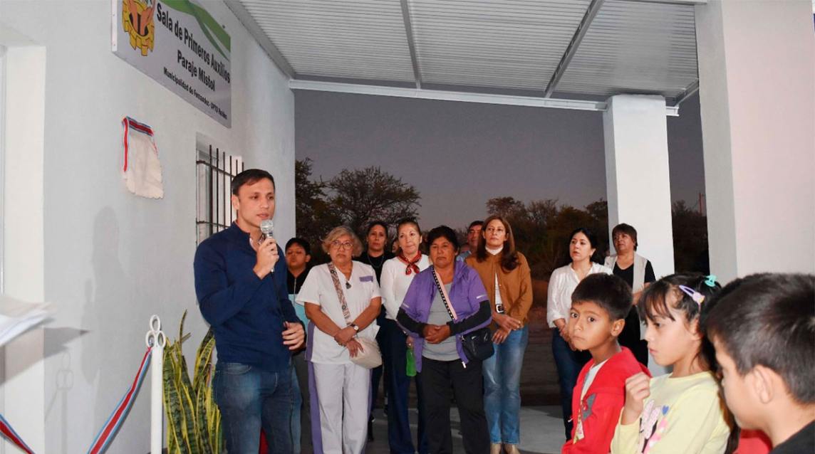 El intendente Víctor Araujo dejó inaugurada una sala de primeros auxilios en el paraje Mistol
