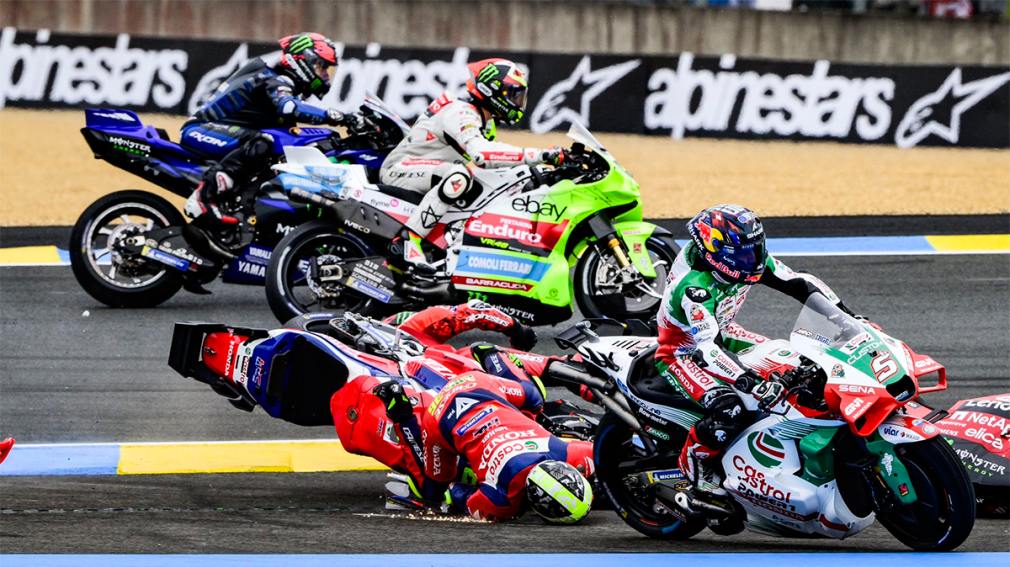 MotoGP: Johann Zarco terminó imponiéndose en un caótico GP de Francia en Le Mans