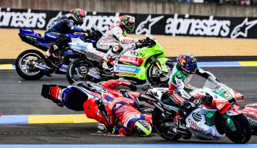 MotoGP: Johann Zarco terminó imponiéndose en un caótico GP de Francia en Le Mans