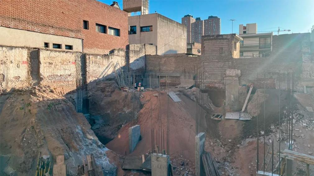 Córdoba: cuatro obreros heridos tras el derrumbe de una obra en construcción