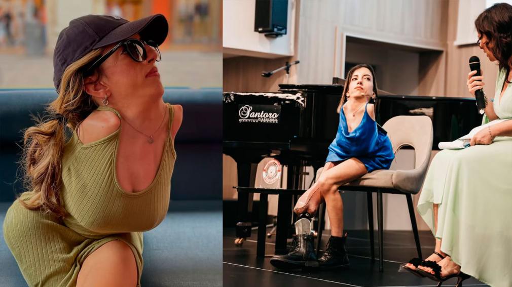 La historia de Nadia Lauricella: nació sin extremidades y hoy motiva a miles en las redes sociales