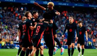 Barcelona se consagró campeón de La Liga tras imponerse en el derbi catalán ante Espanyol