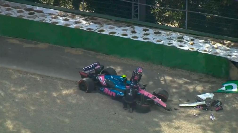 Colapinto sufrió un durísimo accidente en la clasificación del GP de Imola y no pudo ingresar a la Q2