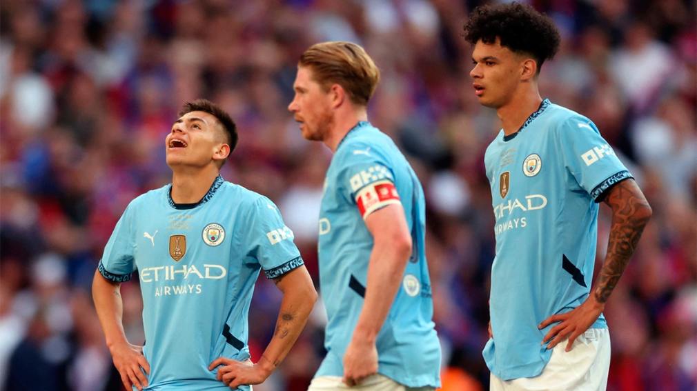 Manchester City, con el debut del Diablito Echeverri, cayó en la final de la FA Cup ante Crystal Palace