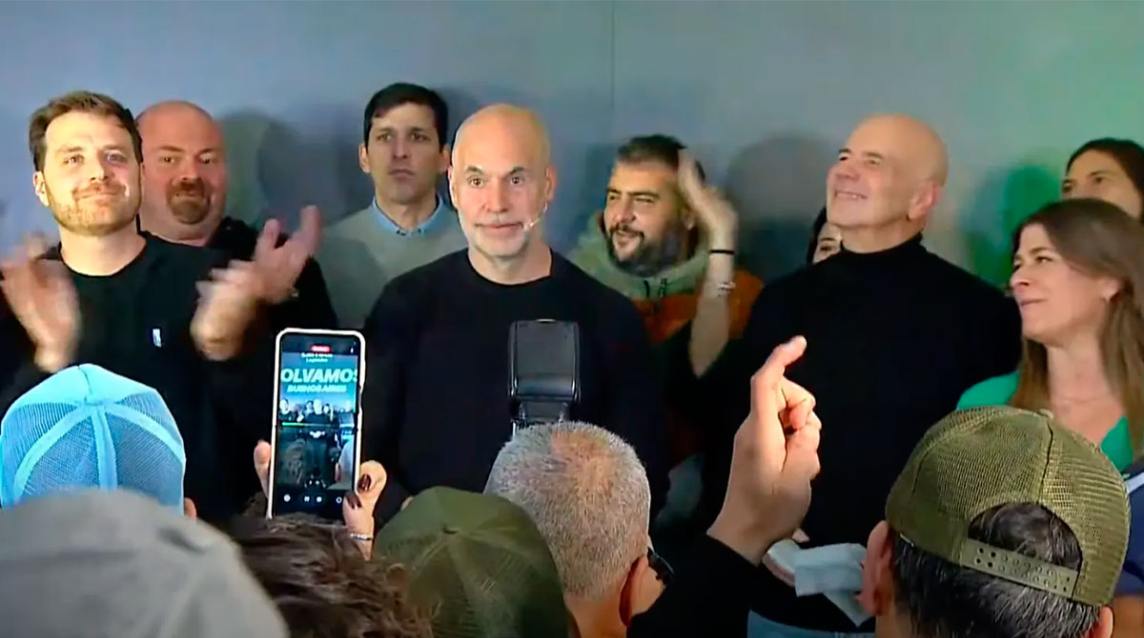Horacio Rodríguez Larreta, tras quedar cuarto en CABA: “Volvimos porque la gestión es mala”