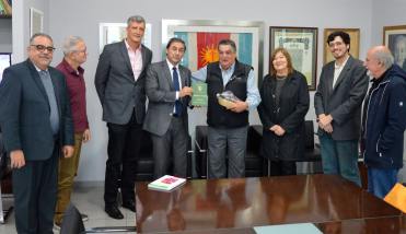 El vicegobernador recibió a integrantes de la cátedra abierta Arturo Jaureche